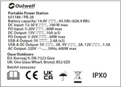Outwell Akira 600 Power Station Draagbare Lithiumaccu -Bo-Camp Winkel 1069 1900 ce4a61b9 65c9 4b89 83ec e47ef4f1cad0 1280x960