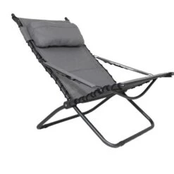 Crespo Tex Comfort AP-262 Loungestoel - Lichtgrijs -Bo-Camp Winkel 1148406 07 1