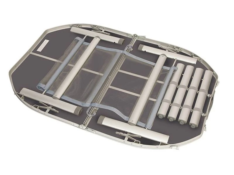 Bo-Camp Ovaal 120 X 80 Koffermodel Campingtafel - Grijs 5 Bo-Camp Ovaal 120 X 80 Koffermodel Campingtafel - Grijs - Afbeelding 3