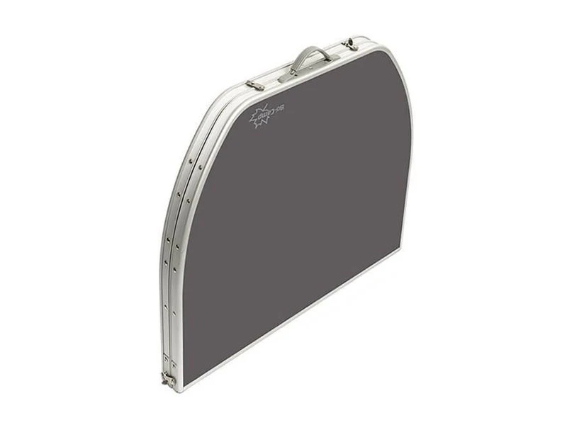 Bo-Camp Ovaal 120 X 80 Koffermodel Campingtafel - Grijs 4 Bo-Camp Ovaal 120 X 80 Koffermodel Campingtafel - Grijs - Afbeelding 2