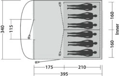 Easy Camp Edendale 600 Tunneltent 6 Persoons - Grijs -Bo-Camp Winkel 1278 1900 88606f57 e3cb 4c30 8898 4536f255e167 1280x960