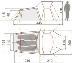 Vaude Chapel L XT Koepeltent - 3 Persoons -Bo-Camp Winkel 12823 5 resultaat