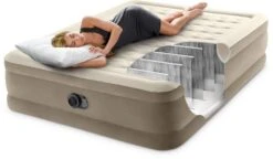 Intex Ultra Plush Luchtbed - Queensize - Ingebouwde Elektrische Pomp -Bo-Camp Winkel 1320 1900 64428 inuse 2023 300