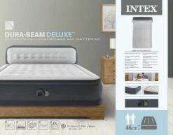 Intex Ultra Plush Headboard Luchtbed - Queensize - Ingebouwde Elektrische Pomp -Bo-Camp Winkel 1487 1900 64448nd pkg 2023 300