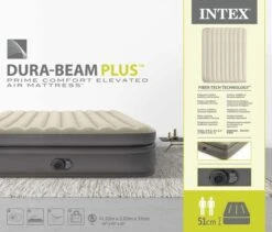Intex Prime Comfort Luchtbed - Queensize - Ingebouwde Elektrische Pomp -Bo-Camp Winkel 1621 1900 64164nd pkg 2023 300