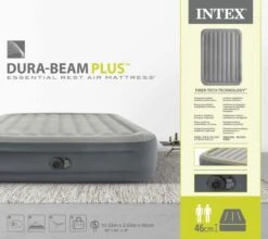 Intex Essential Rest Luchtbed - Queensize - Ingebouwde Elektrische Pomp -Bo-Camp Winkel 1689 1900 64126nd pkg 2023 300