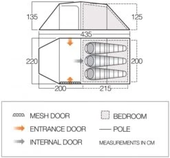 Vango Omega 350 Tunneltent - 3 Persoons - Groen 13 Vango Omega 350 Tunneltent - 3 Persoons - Groen -Bo-Camp Winkel 1900 1783 omega 350 1