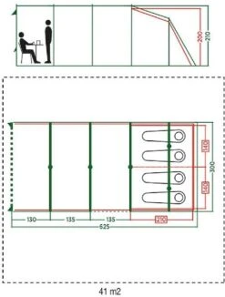 Coleman Meadowood 4L Tunneltent - 4 Persoons -Bo-Camp Winkel 614 1200 meadowood 4l 5 1