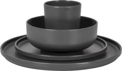 Bo-Camp Patom Melamine Serviesset - 16-delig - Antraciet -Bo-Camp Winkel 699 1200 6181462 04