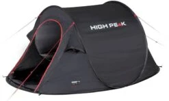 High Peak Vision 2 Pop-up Tent - 2 Persoons - Zwart -Bo-Camp Winkel 717 1200 4001690102803