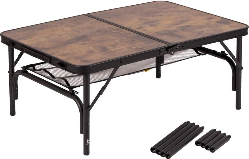 Bo-Camp Industrial Decatur 90 X 60 Campingtafel - Zwart/houtlook 5 Bo-Camp Industrial Decatur 90 X 60 Campingtafel - Zwart/houtlook - Afbeelding 3