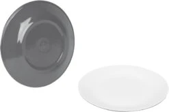 Bo-Camp Melamine Serviesset - 16-delig - Grijs 12 Bo-Camp Melamine Serviesset - 16-delig - Grijs -Bo-Camp Winkel 900 1271 6181274 02