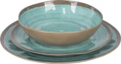 Bo-Camp Halo Melamine Serviesset - 12-delig - Aqua -Bo-Camp Winkel 900 1327 6181392 05
