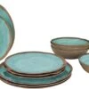 Bo-Camp Halo Melamine Serviesset - 12-delig - Aqua -Bo-Camp Winkel 900 1461 6181392