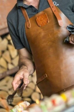 OFYR Leren Schort - Bruin -Bo-Camp Winkel 900 601 apron 001