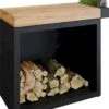OFYR Butcher Block Storage 90 Black - Teak Wood -Bo-Camp Winkel 900 753 butcher block storage 90 black tw