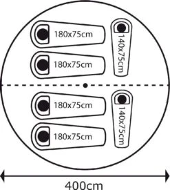 Bo-Camp Urban Outdoor Streeterville Bell Tent - 6 Persoons 22 Bo-Camp Urban Outdoor Streeterville Bell Tent - 6 Persoons -Bo-Camp Winkel 900 825 4472500 08
