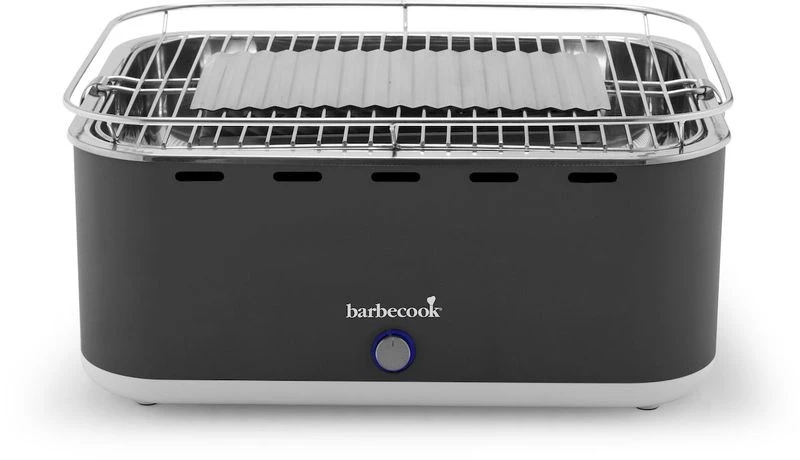 Barbecook Carlo Houtskool Tafelbarbecue - Grijs 4 Barbecook Carlo Houtskool Tafelbarbecue - Grijs - Afbeelding 2