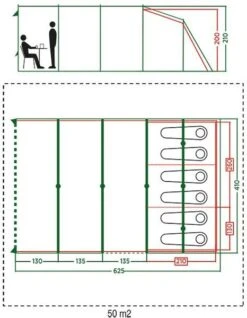 Coleman Vail Long Tunneltent - 6 Persoons -Bo-Camp Winkel 972 1900 coleman vail long tunneltent 6 persoons 2