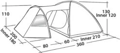 Easy Camp Eclipse 300 Tunneltent - 3 Persoons - Groen -Bo-Camp Winkel 981 1900 4cb3ef6c cdb0 4961 81b9 533262e89ee6 1280x960