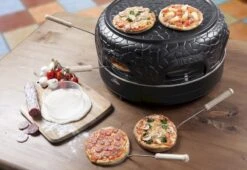 Bestron Pizza Gourmetset - 6 Personen -Bo-Camp Winkel bestron pizzaoven 6 personen 8
