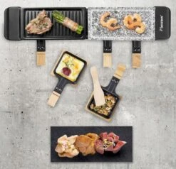 Bestron Raclette/Steengrill - 4 Personen 23 Bestron Raclette/Steengrill - 4 Personen -Bo-Camp Winkel bestron raclettesteengrill 4 personen 3