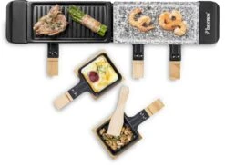 Bestron Raclette/Steengrill - 4 Personen 18 Bestron Raclette/Steengrill - 4 Personen -Bo-Camp Winkel bestron raclettesteengrill 4 personen 5