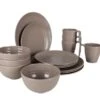 Bo-Camp Stone Melamine Serviesset - 16-delig - Beige -Bo-Camp Winkel bo camp stone