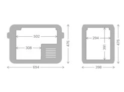 Dometic CFX3 45 Compressor Koelbox - 40 Liter -Bo-Camp Winkel cfx3 45