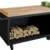 OFYR Mise En Place Table 135 PRO Black - Teak Wood -Bo-Camp Winkel mise en place table pro black tw