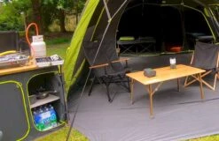 Zempire Kitpac V2 Campingtafel - Groot - 100 X 65 - Bamboe -Bo-Camp Winkel zempire kitpac v2 campingtafel groot 9